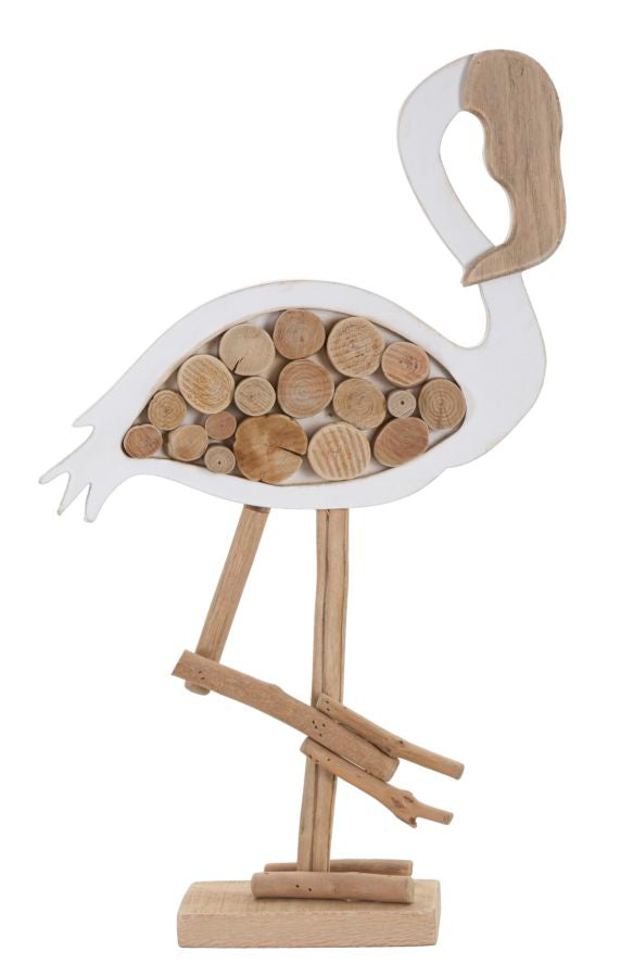 Decoratie Flamingo Nature 31×9×56 cm