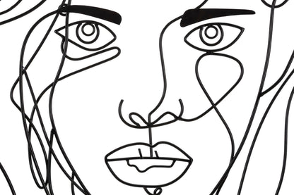 Wandpaneel Face 57,5×1,3×80 cm