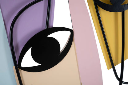 Wandpaneel Eyes -a- 120×2×72 cm