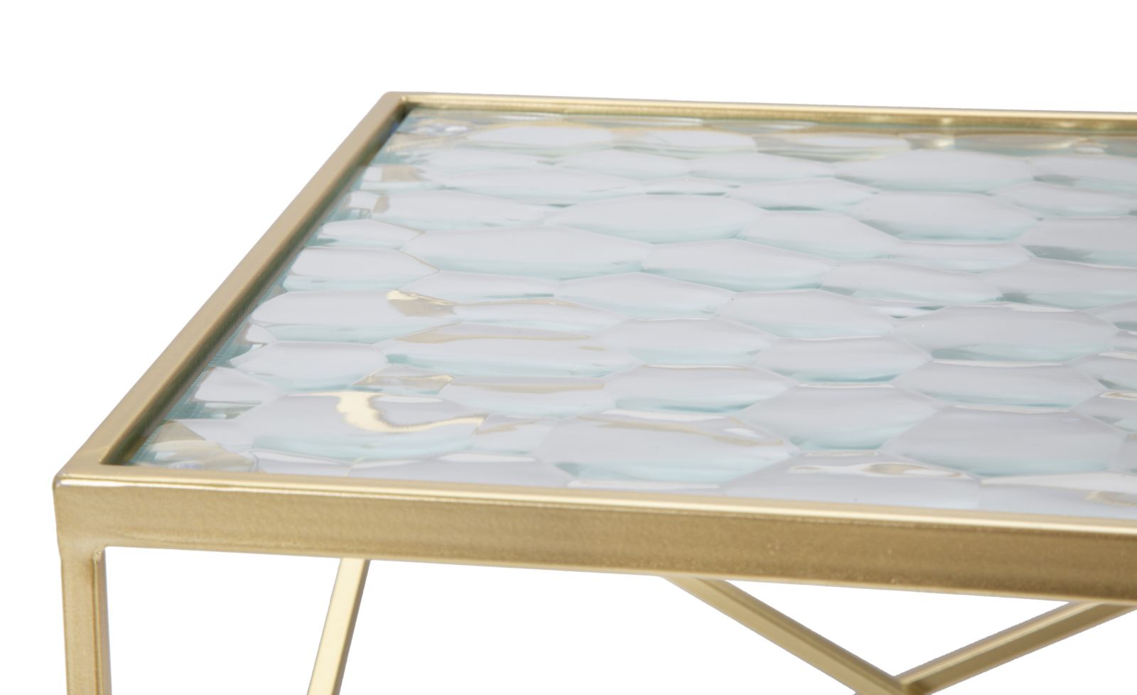 Tafel Glassy Set 2 Pcs 31,5×31,5×68 cm