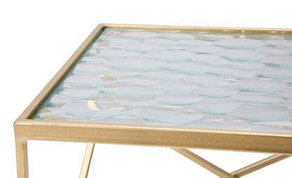Tafel Glassy Set 2 Pcs 31,5×31,5×68 cm