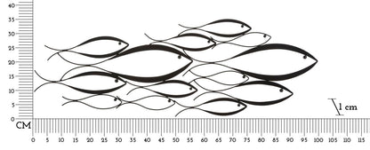 Wandpaneel Fishy 100×1×35 cm