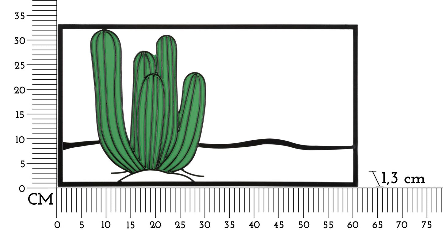 Wandpaneel Cactus 60×1,3×33 cm