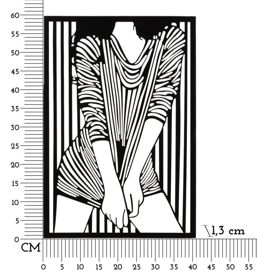 Wandpaneel Fashionable 40×1,3×60 cm