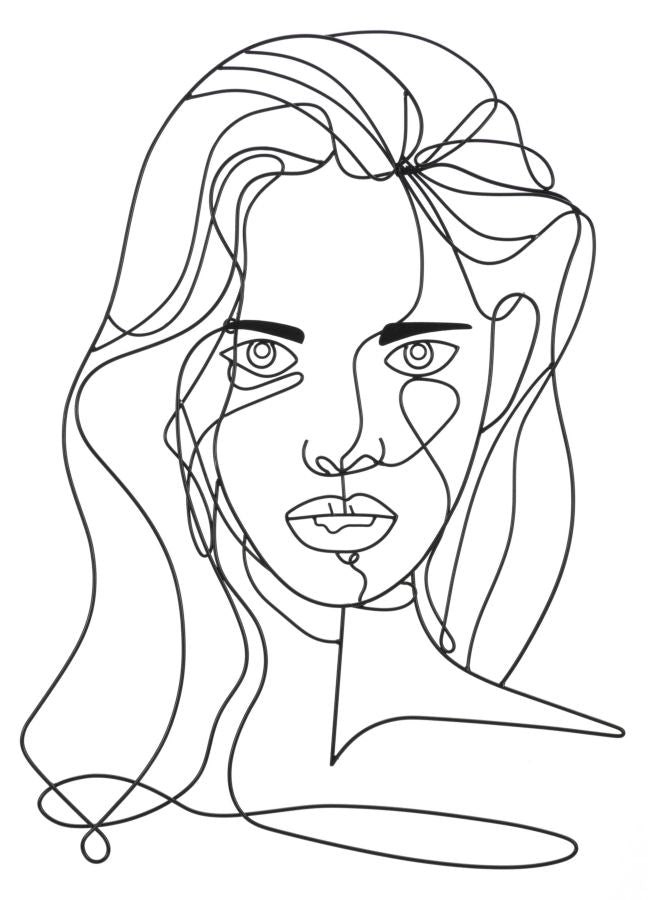 Wandpaneel Face 57,5×1,3×80 cm
