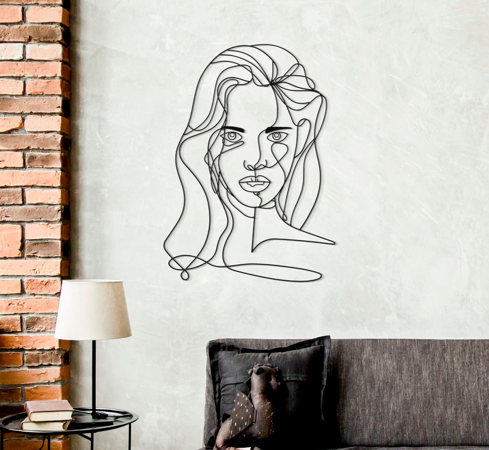 Wandpaneel Face 57,5×1,3×80 cm