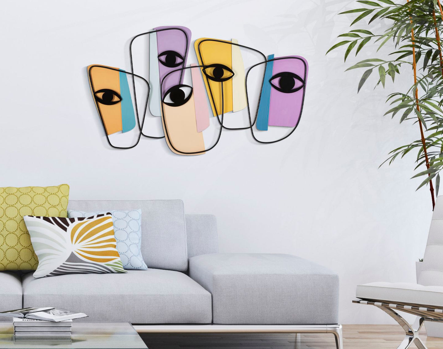 Wandpaneel Eyes -a- 120×2×72 cm