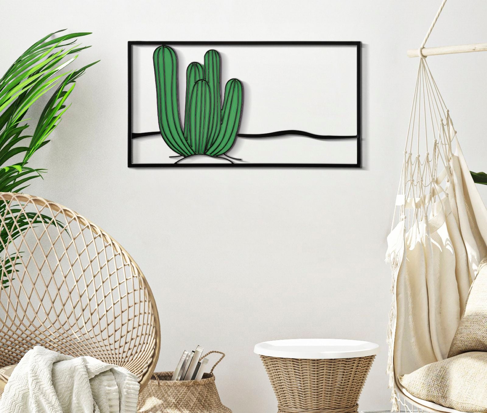 Wandpaneel Cactus 60×1,3×33 cm