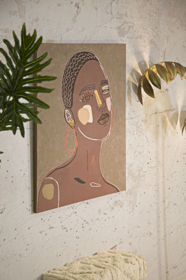 Schilderij Tribal -a- 80×2,8×100 cm