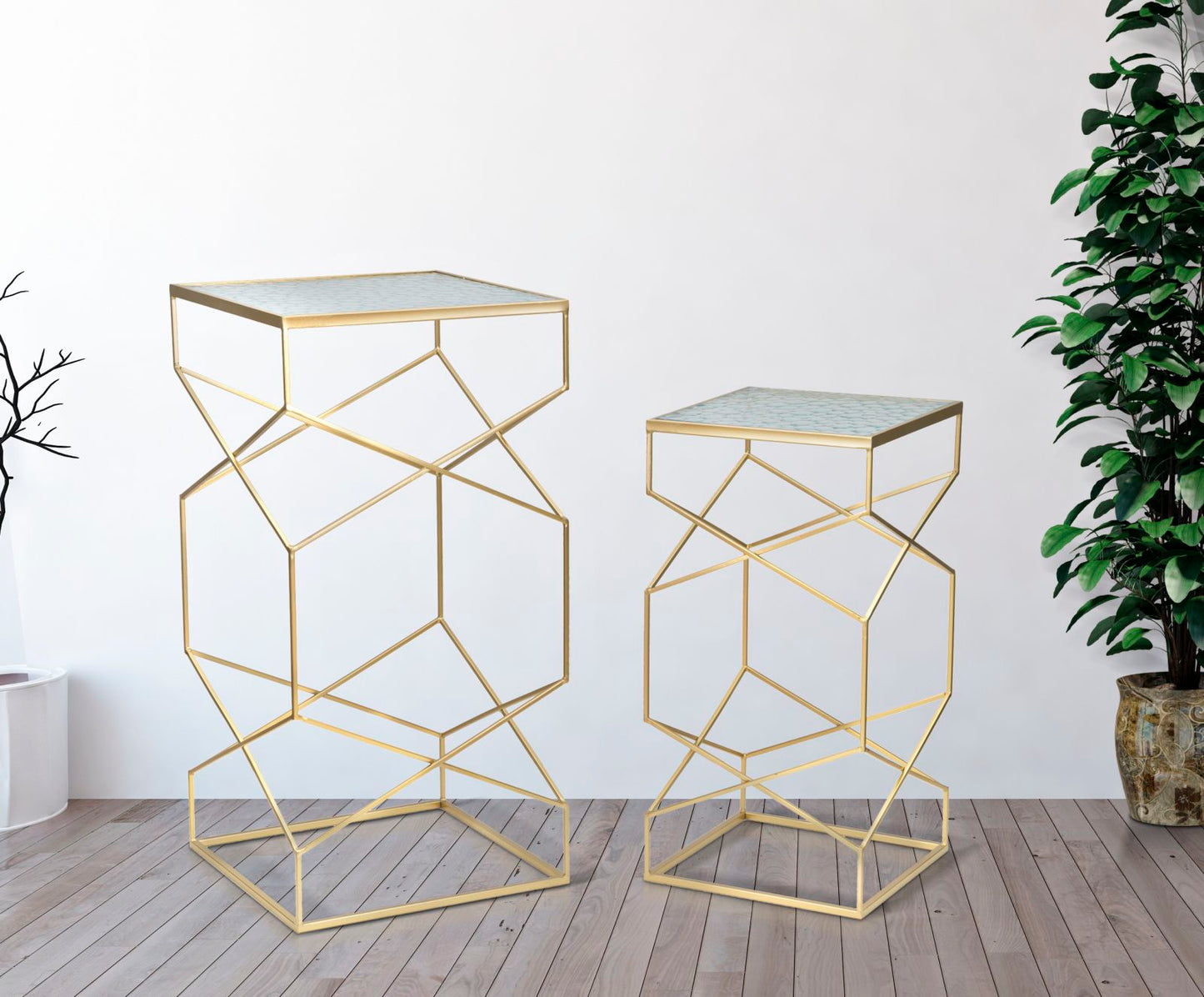 Tafel Phone Holder Glassy Coppia 50×50×100 cm