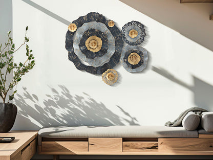 Wanddecoratie Otos 100×8×80 cm