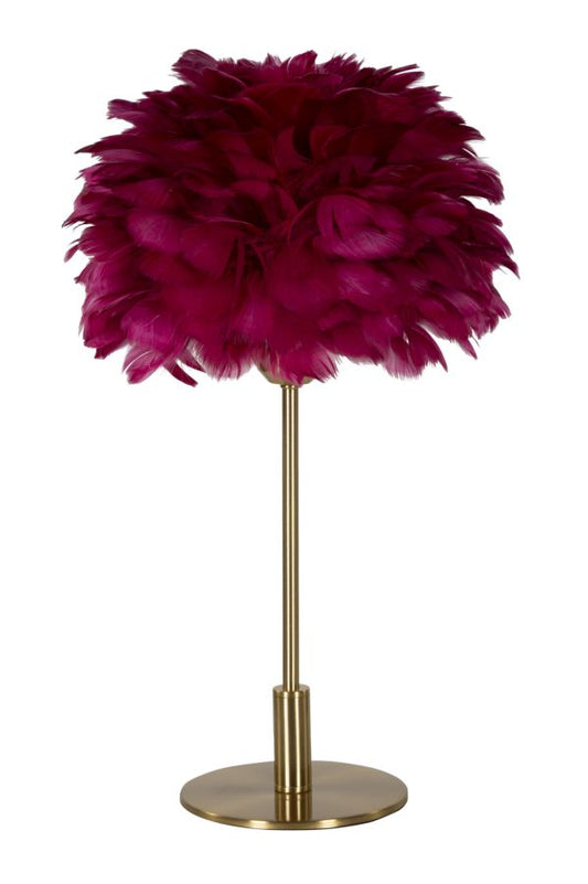 Tafel Lampball Feather Bordeaux Ø 30×50 cm