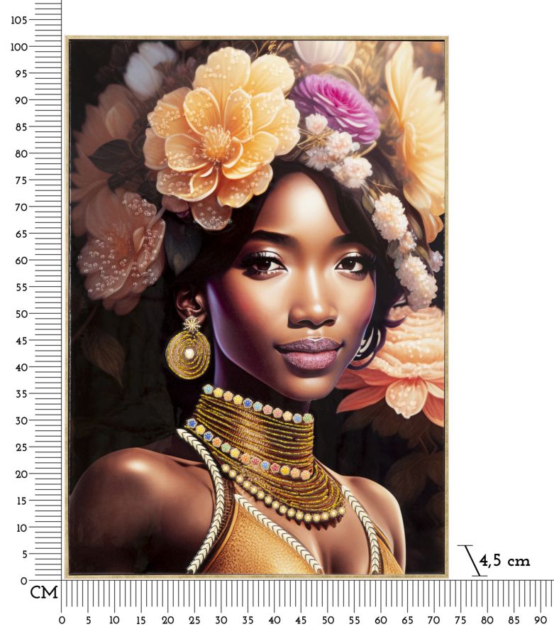 Wanddecoratie Zena -a- 72×4,5×102 cm