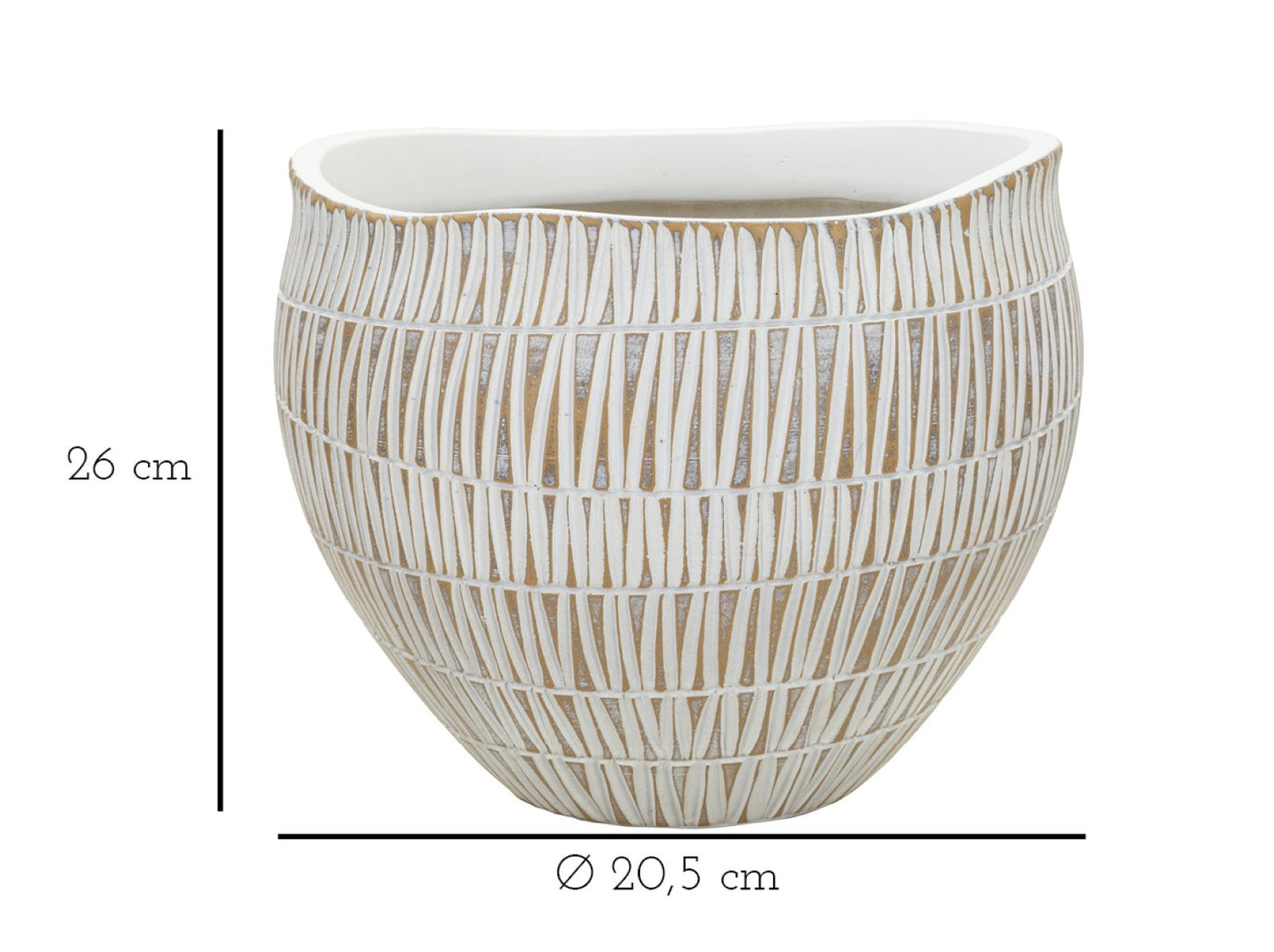 Vaas Cachepot Stiky Ø 26×20,5 cm