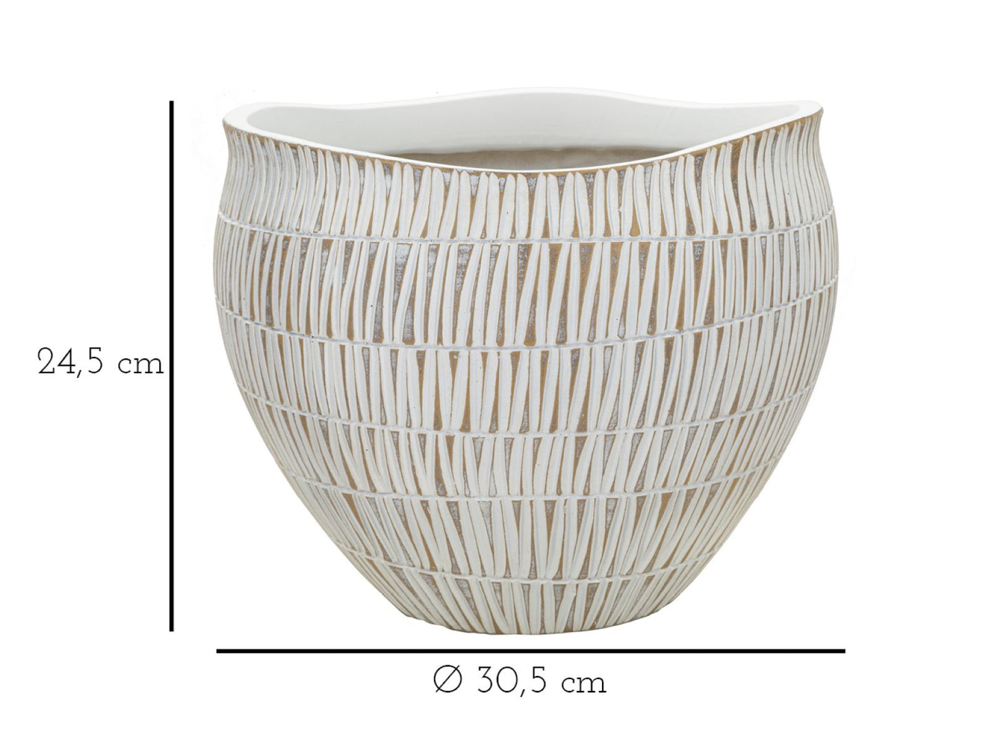 Vaas Cachepot Stiky Ø 30,5×24,5 cm