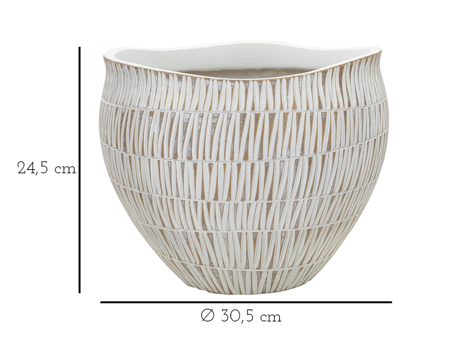 Vaas Cachepot Stiky Ø 30,5×24,5 cm