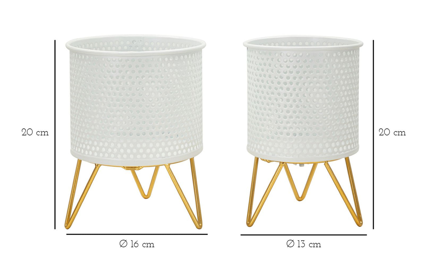 Vaas Holdergaspy Set 2 Pcs Ø 16×20 cm
