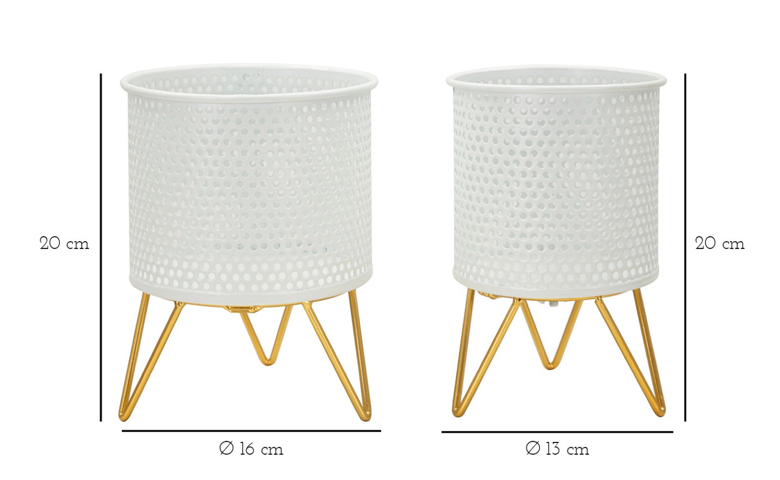 Vaas Holdergaspy Set 2 Pcs Ø 16×20 cm