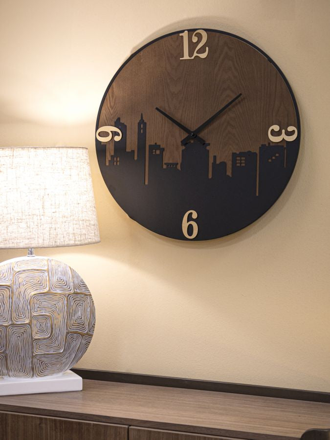 Wandklok City Ø 60×2 cm