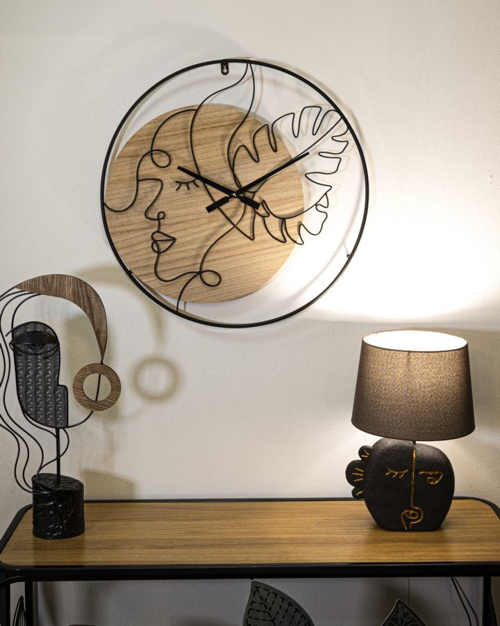 Wandklok Elegant -b- Ø 60×2 cm
