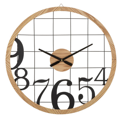 Wandklok Numbers Ø 60×2,5 cm