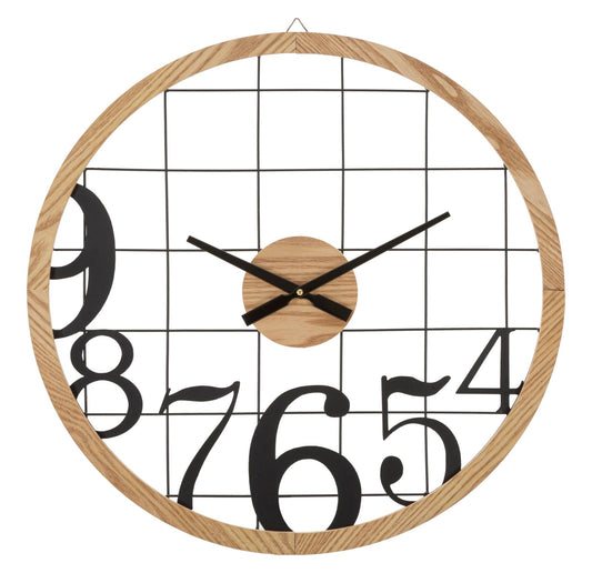 Wandklok Numbers Ø 60×2,5 cm