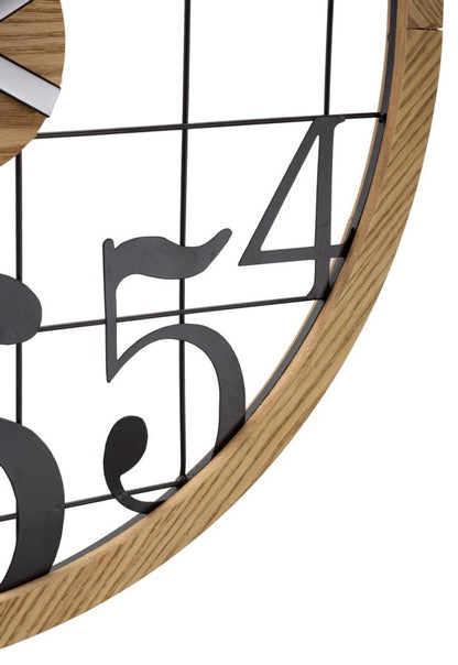 Wandklok Numbers Ø 60×2,5 cm