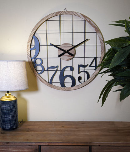 Wandklok Numbers Ø 60×2,5 cm