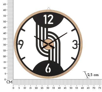 Wandklok Clips Ø 60×2,5 cm