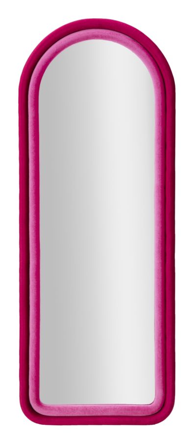 Spiegel Mirroro Cloe Fuxia Velvet 60×4×160 cm