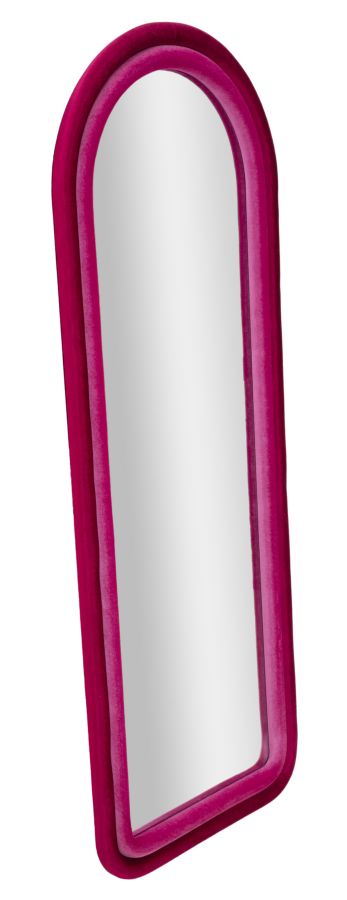 Spiegel Mirroro Cloe Fuxia Velvet 60×4×160 cm