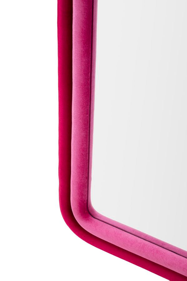 Spiegel Mirroro Cloe Fuxia Velvet 60×4×160 cm