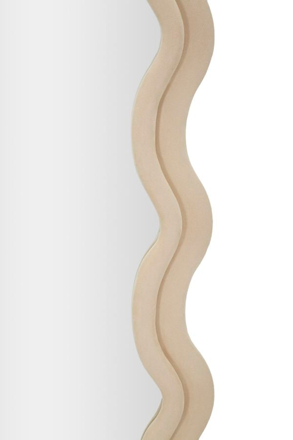 Spiegel Emily Cream Velvet 60×6×160 cm