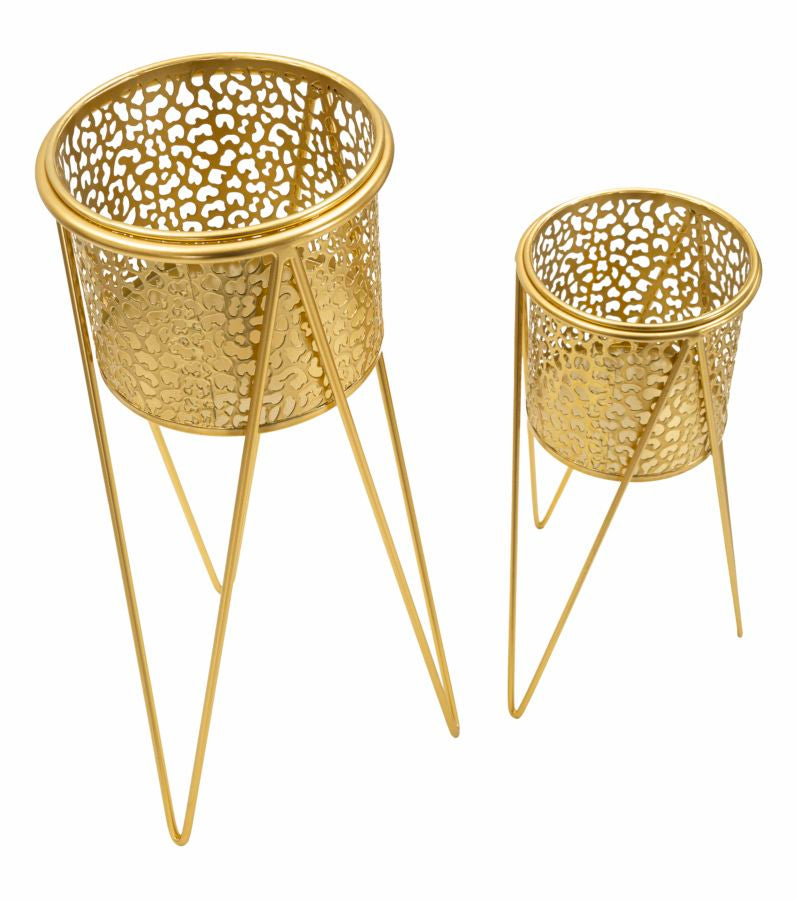 Vaashouder Glod Set 2 Pcs 21×20×46 cm