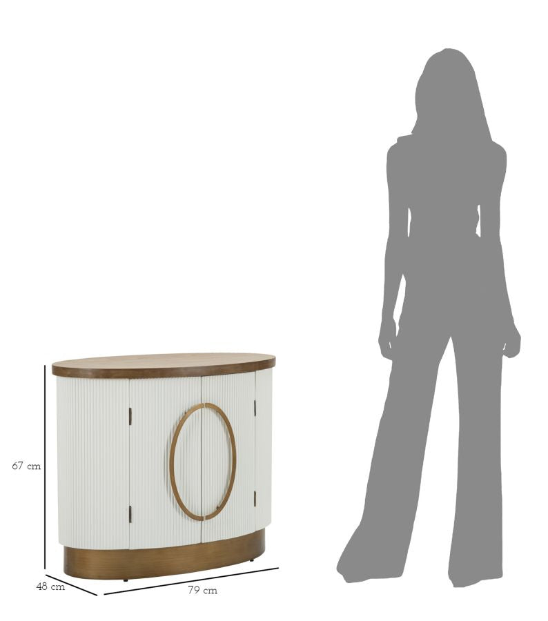 Kast 2 Door Tolosa 79×48×67 cm