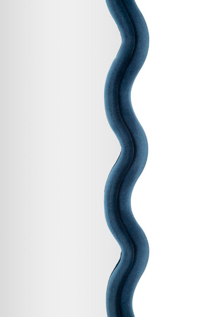 Spiegel Emily Blue Velvet 60×6×160 cm