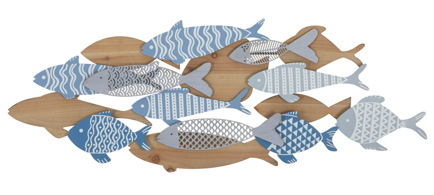 Wandpaneel Fish Sea 91×3×33,5 cm