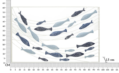 Wandpaneel Pesci 96,5×1,5×61 cm