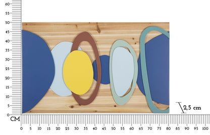 Wandpaneel Wood Color 80×2,5×50 cm