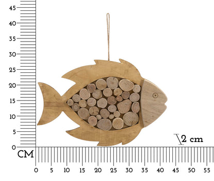 Wanddecoratie Fish Nature To Hang 42,5×2×28,5 cm