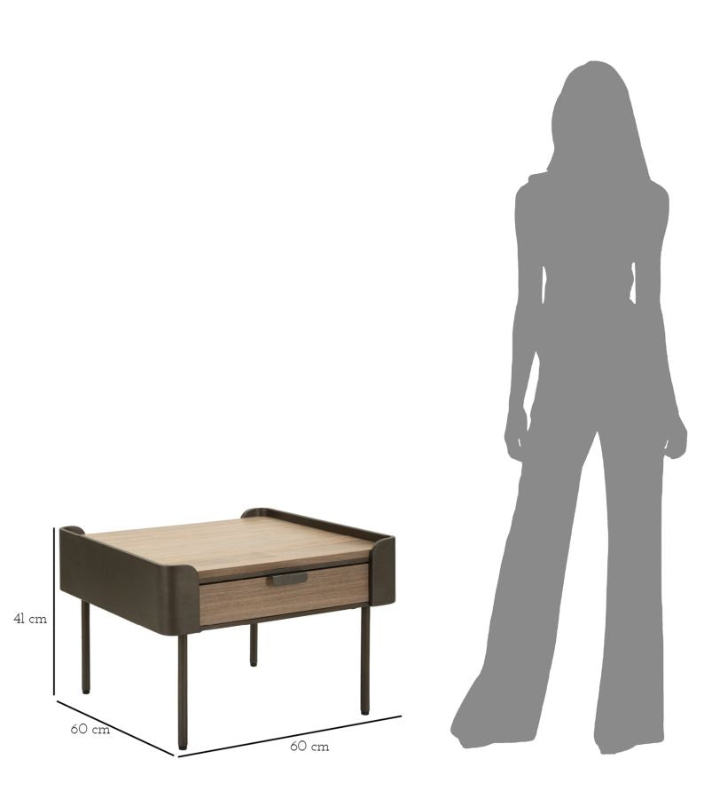 Salontafel Toronto 60×60×41 cm
