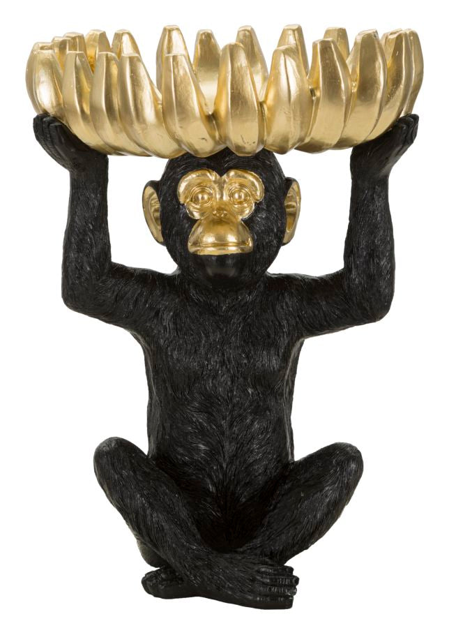 Decoratie Monkey Tray Banane Ø 23×31,5 cm