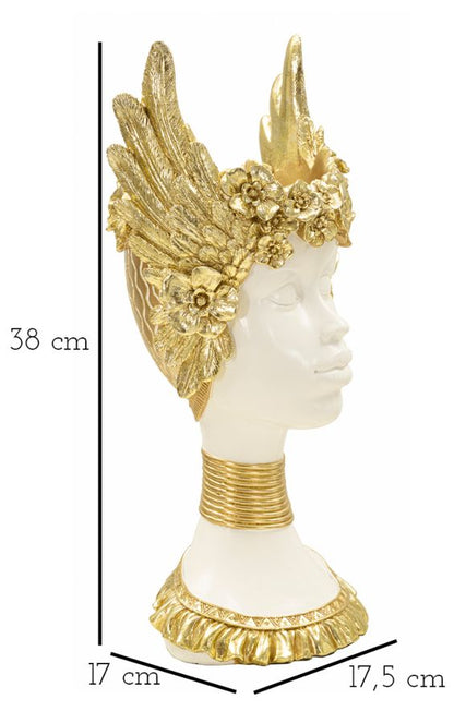 Decoratie Athena Statue 17,5×17×38 cm