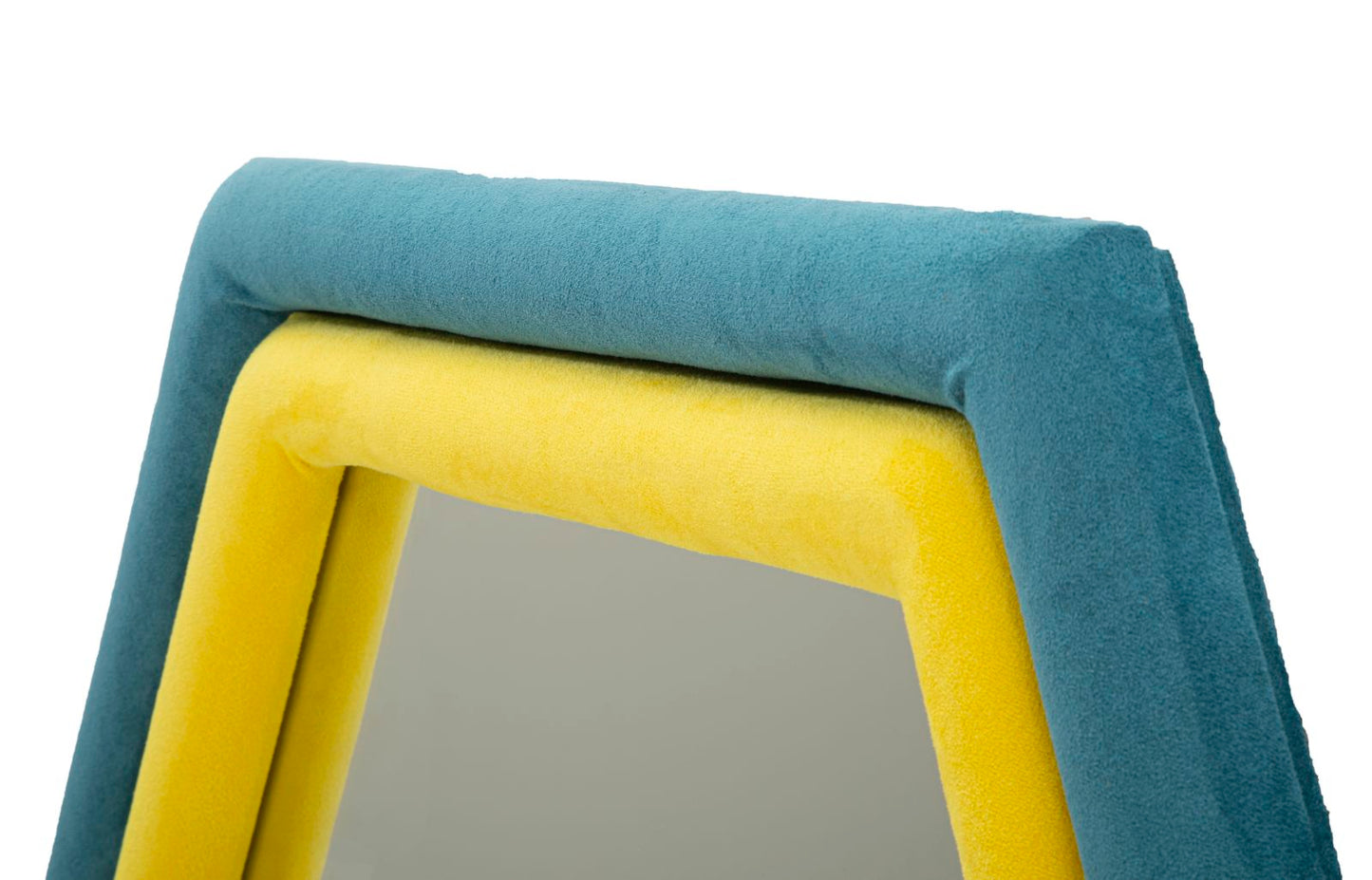 Spiegel Tony Blue/yellow Velvet 75×4×80 cm