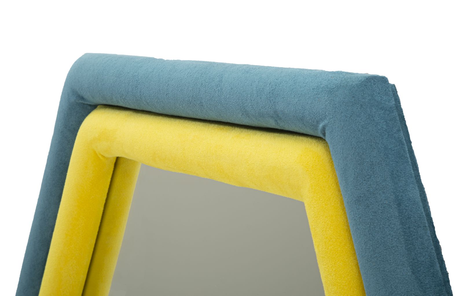 Spiegel Tony Blue/yellow Velvet 75×4×80 cm