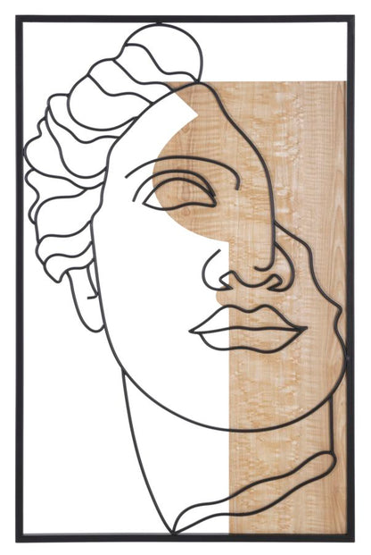 Wandpaneel David -a- 50×2×80 cm