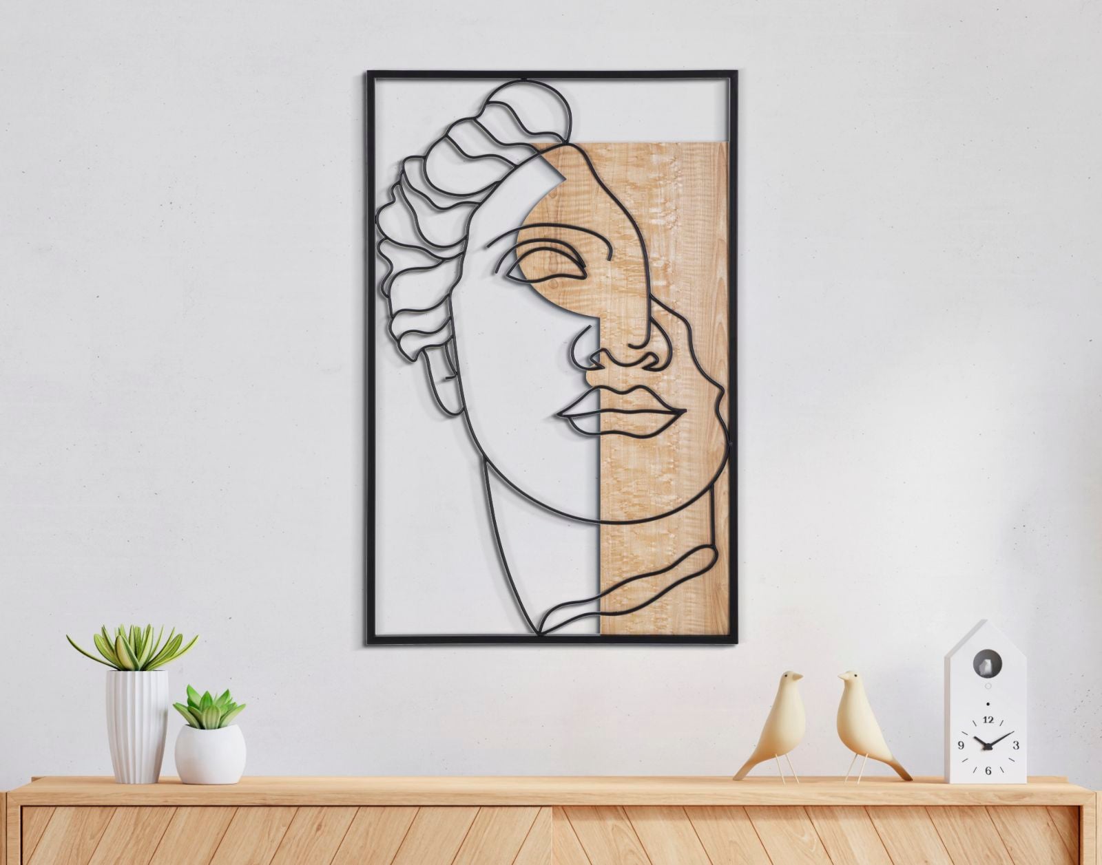 Wandpaneel David -a- 50×2×80 cm