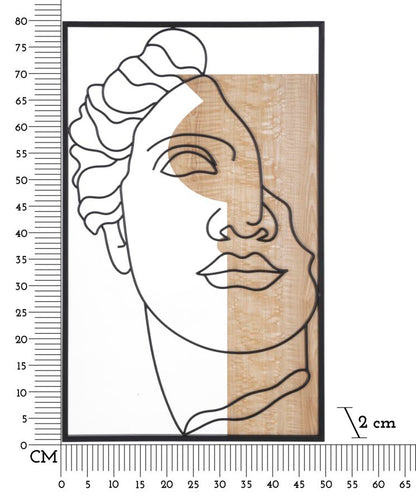 Wandpaneel David -a- 50×2×80 cm