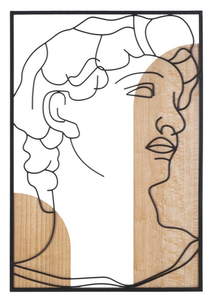 Wandpaneel David -b- 55×2×80 cm