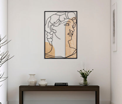 Wandpaneel David -b- 55×2×80 cm